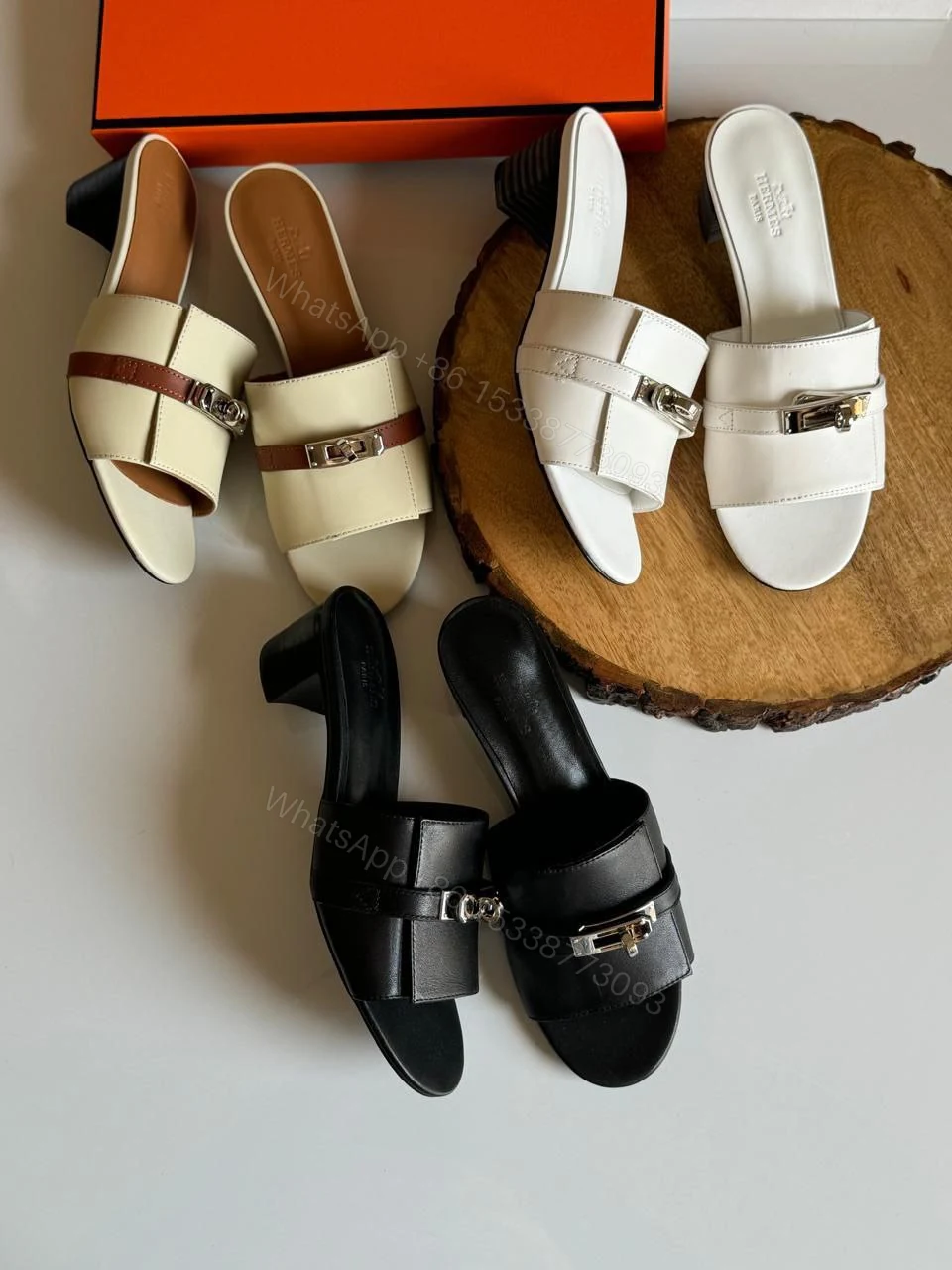 Hermes Leather sandal — view 1