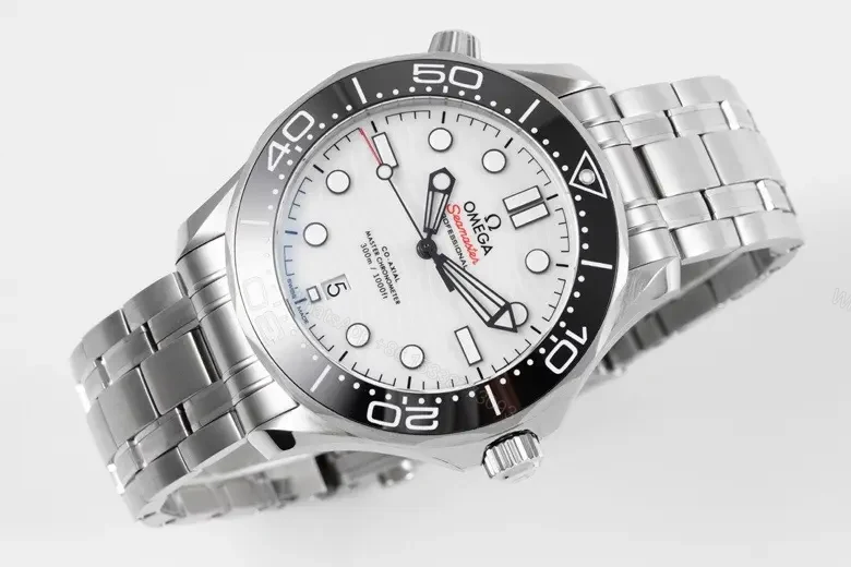 View 6 of Omega Seamaster 300M White Dial Ceramic Bezel Stainless Steel Watch