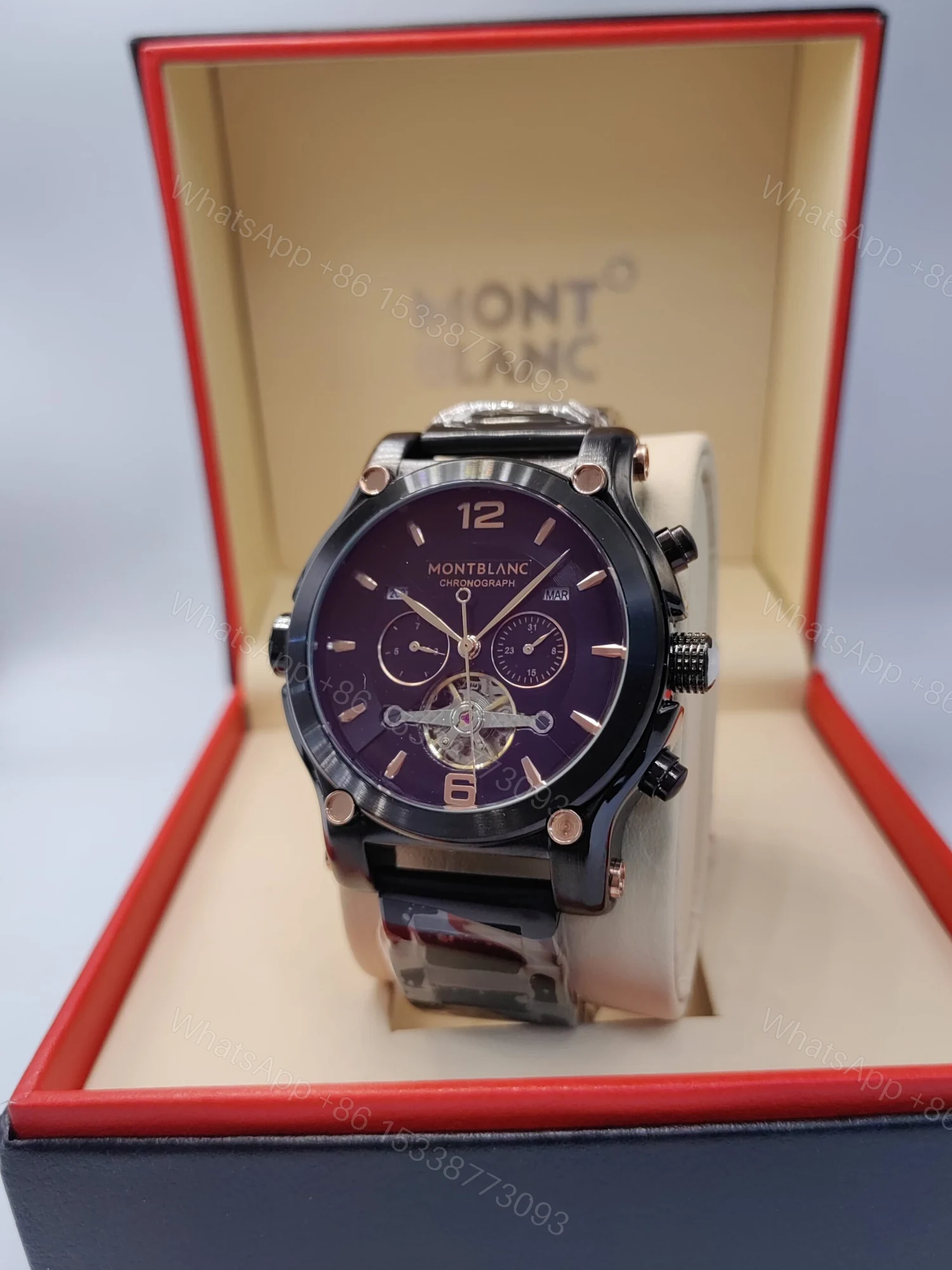 Montblanc Chronograph Purple Dial — view 1