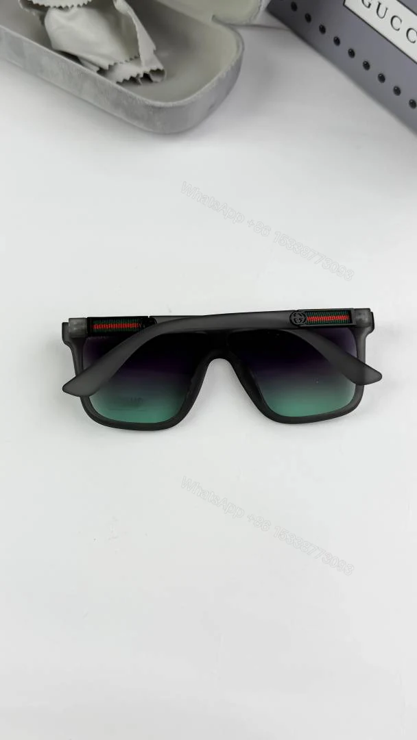 View 4 of First Copy Gucci Grey Blue Shaded 566 Sunglasses