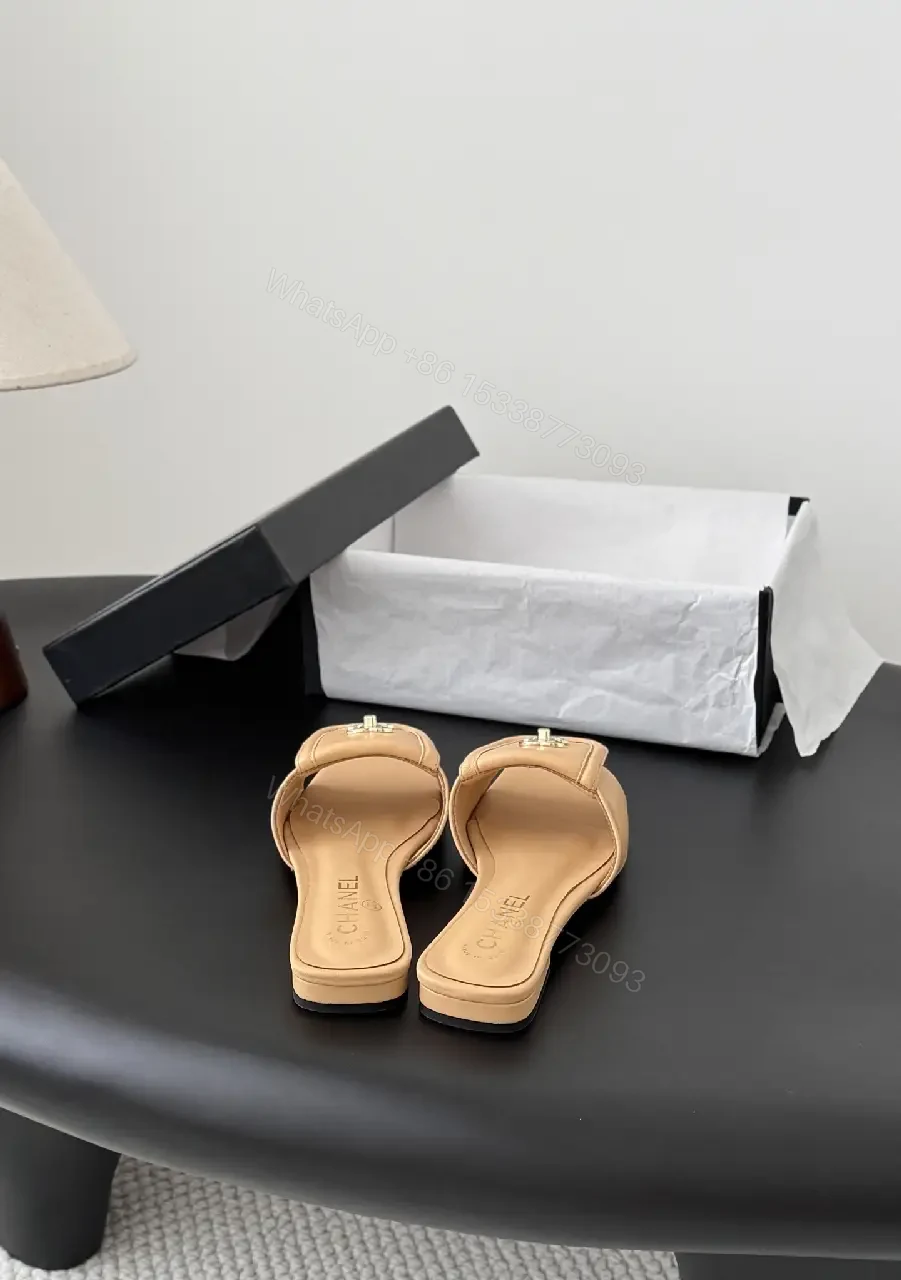View 5 of Beige Leather Block-Heel Sandals, Minimalist Luxe Style