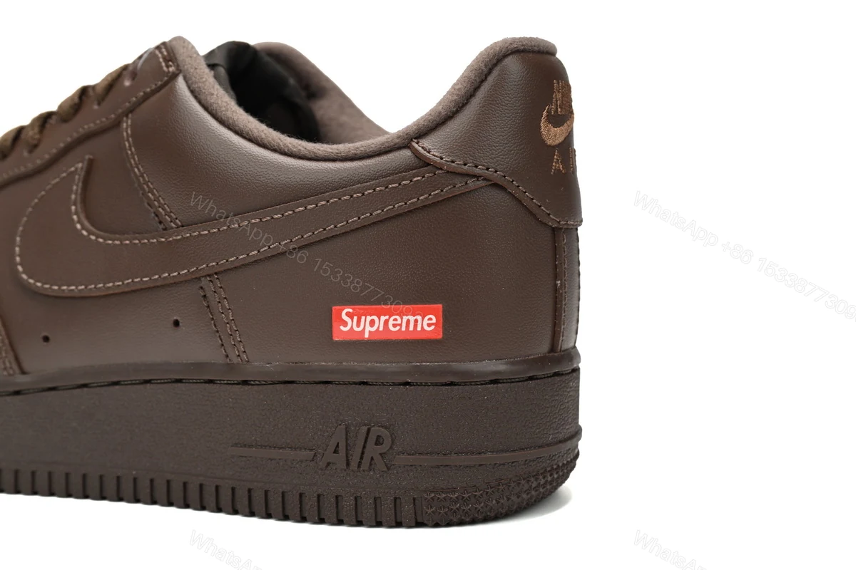 View 8 of Supreme x Air Force 1 Low Baroque Brown CU9225-200