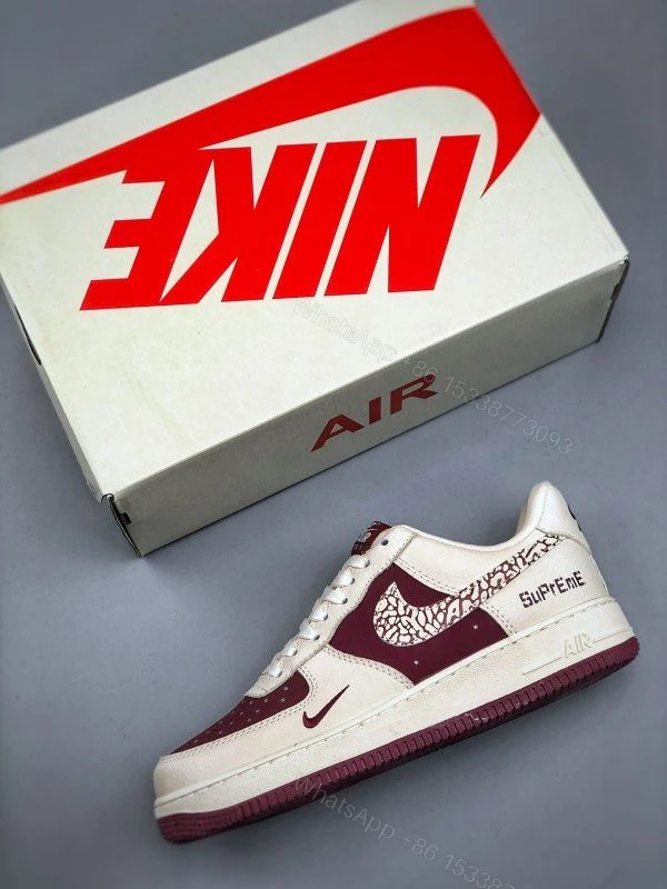 View 2 of FIRST COPY Nike Airforce 1 Supreme Shoes For Men