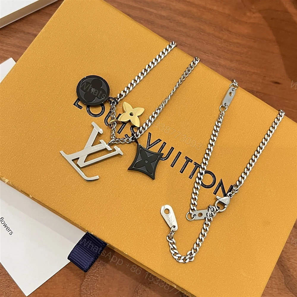 View 2 of Louis Vuitton Lv Instinct Necklace Silver M00521