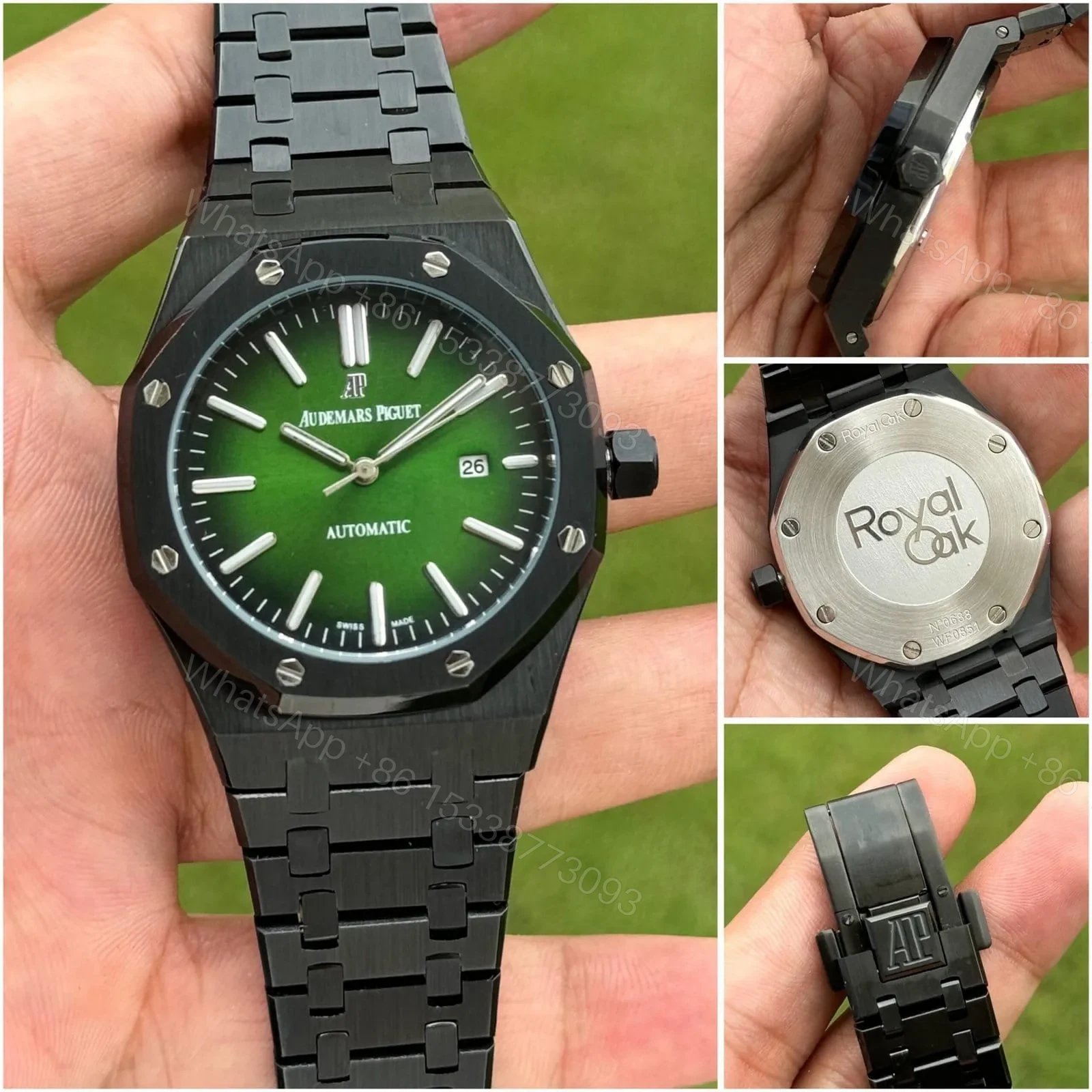 View 2 of Audemars Piguet Royal Oak Black Strap