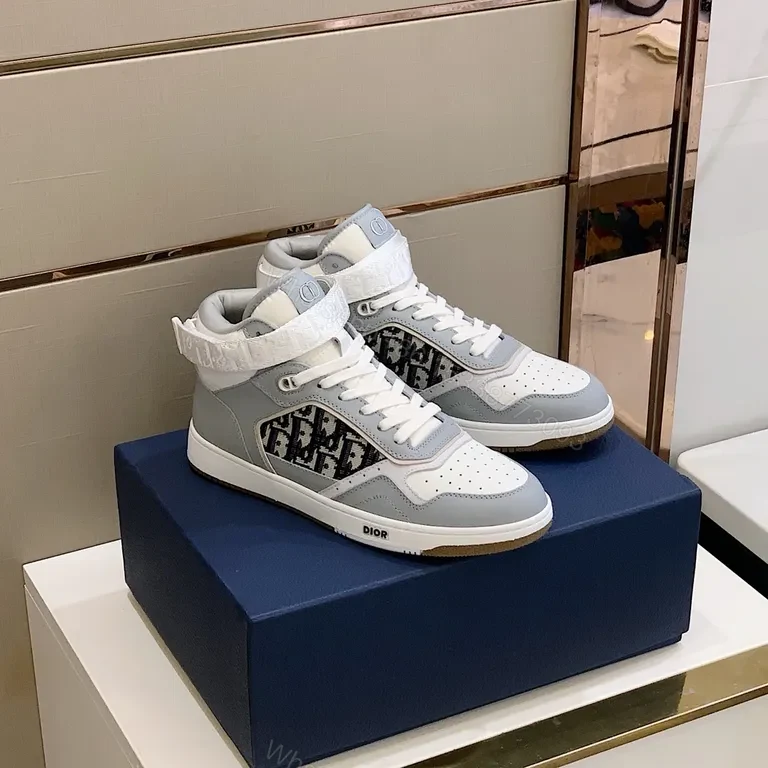 View 4 of Dior Soft-Structure High-Top: Monogram Mesh Luxury Sneaker