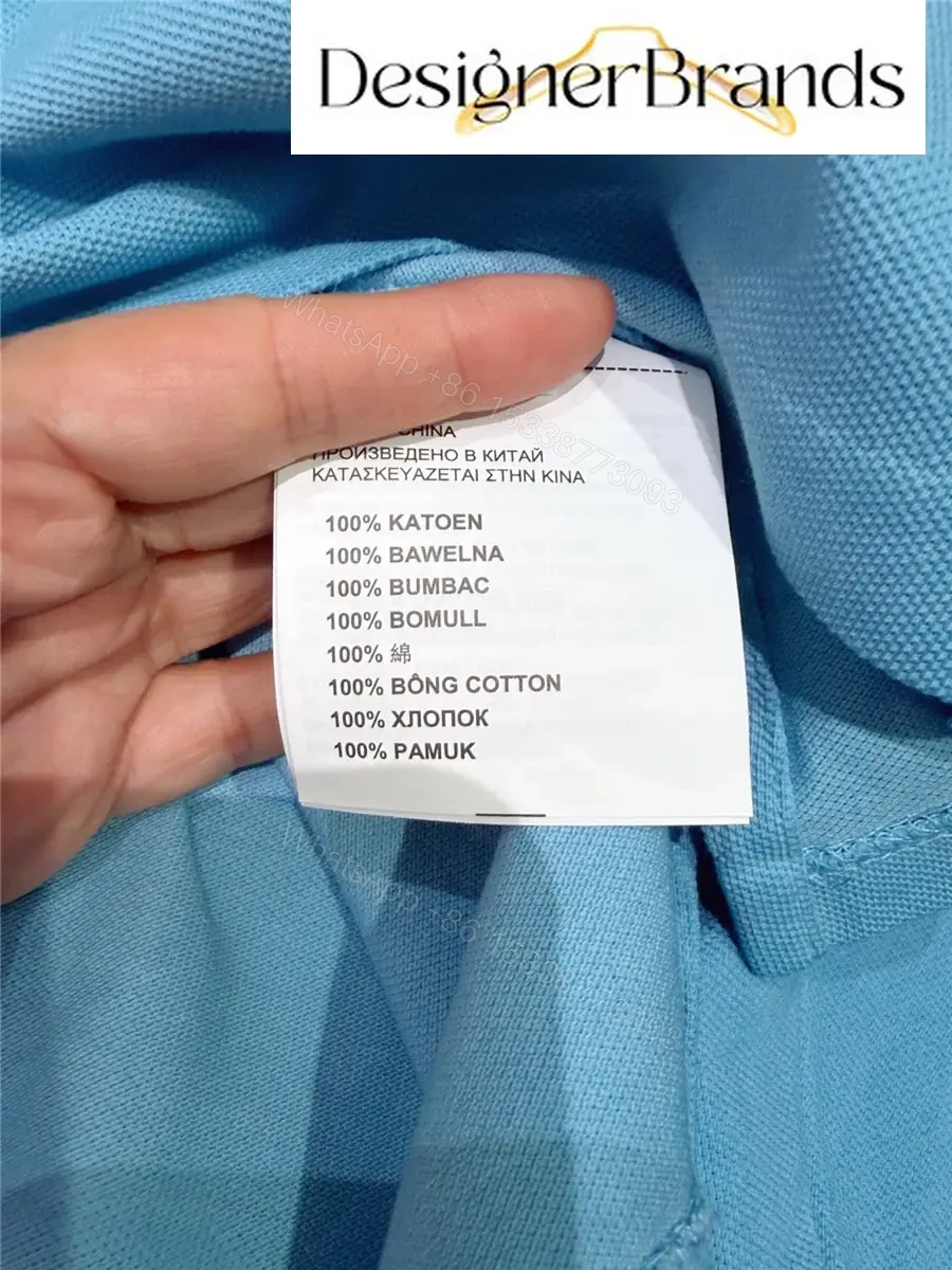 View 9 of Prada Light Blue Cropped Long-Sleeve Polo Shirt