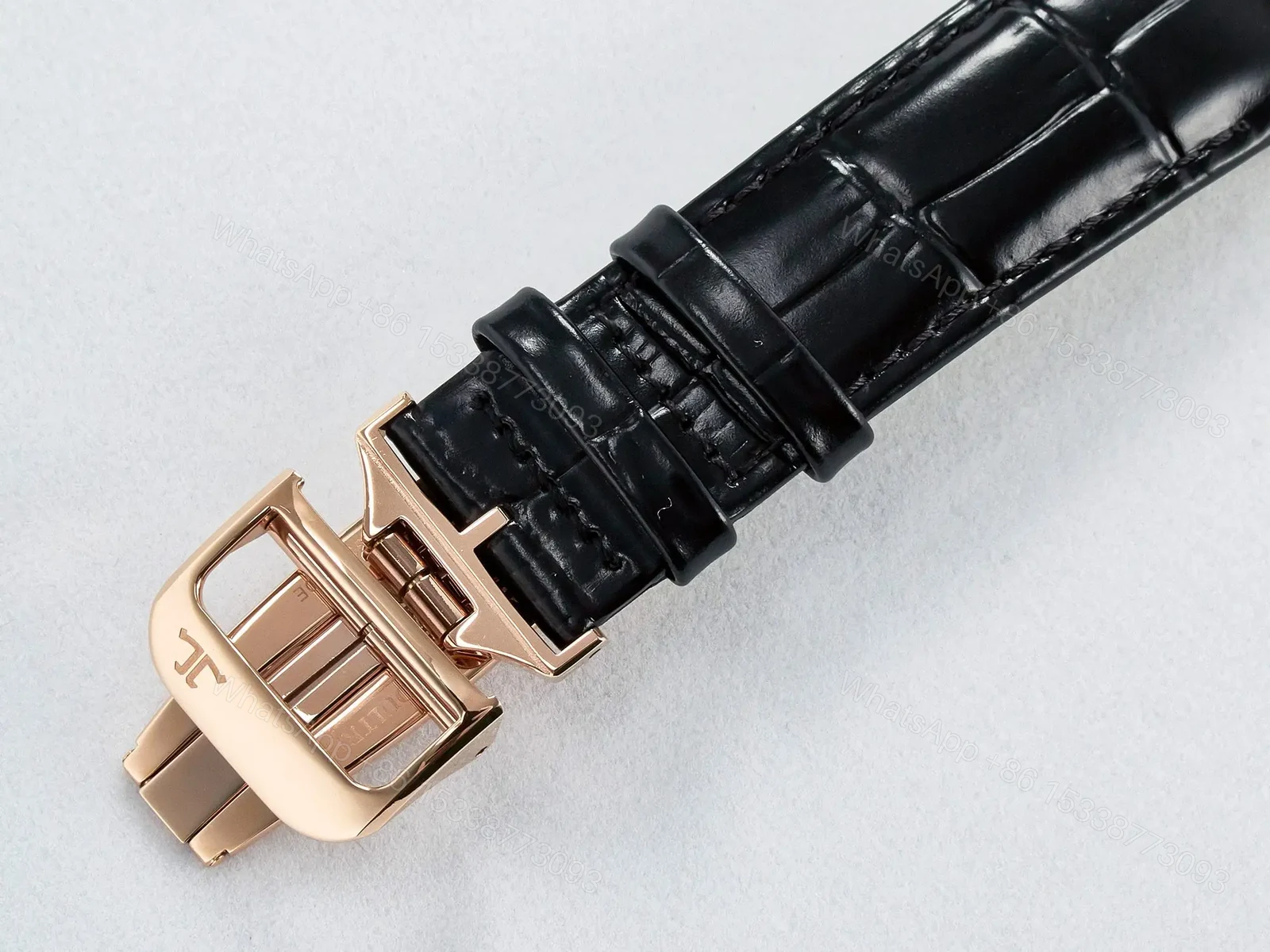 View 22 of Reverso Classic Duoface Small Seconds RG MGF Best Edition White Textured Dial on Black Leather Strap A854A