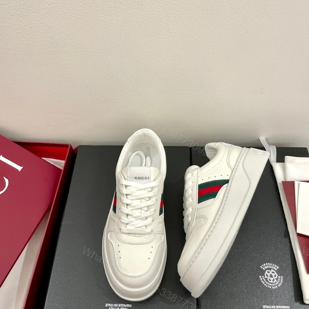 View 4 of Gucci Women Chunky Trainers White Leather
