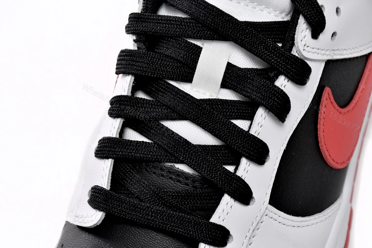View 7 of Nike Dunk Low Black and Red FD9762-061