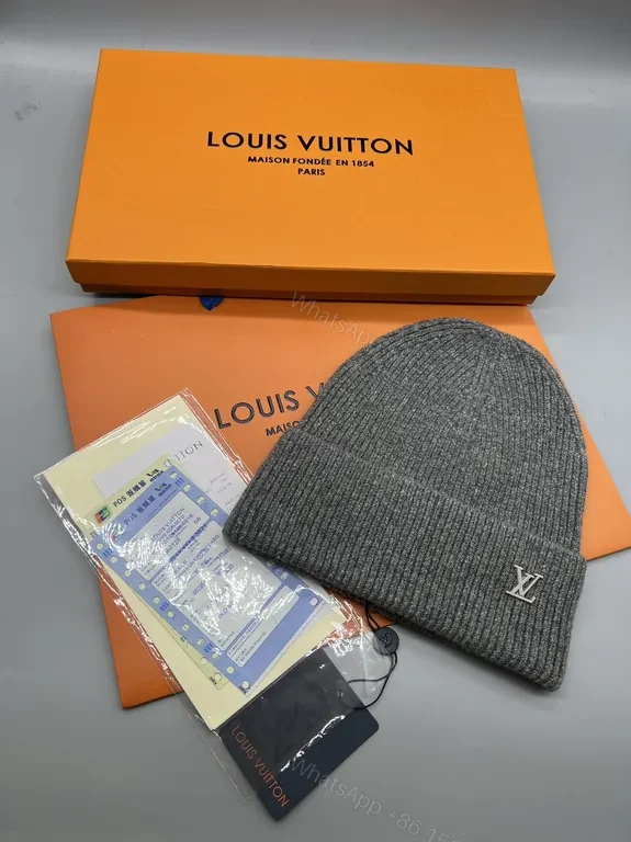 Discreet LV-Style Knit Beanie: Luxe Warmth — view 1
