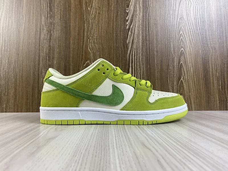 View 2 of Neon Lime Nike-Style Low Sneakers: Bold Comfort