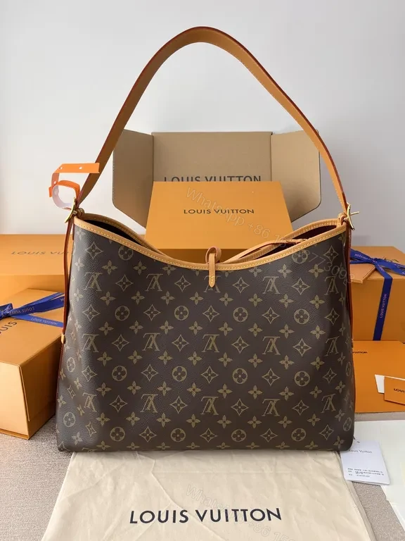 View 5 of Iconic Monogram Tote: LV Canvas, Leather Trim, Everyday Luxury