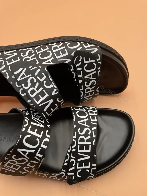View 8 of Graphic Strapped Slides: Bold Luxe Comfort Slides