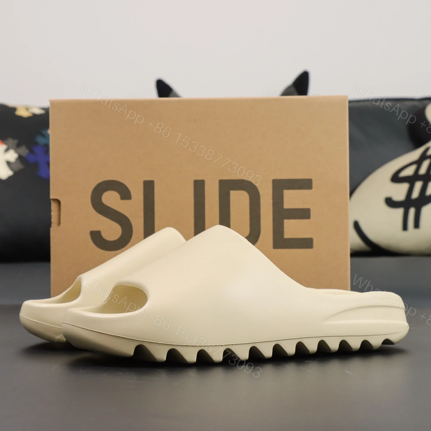 Yeezy Slide “Bone” Reps — view 1