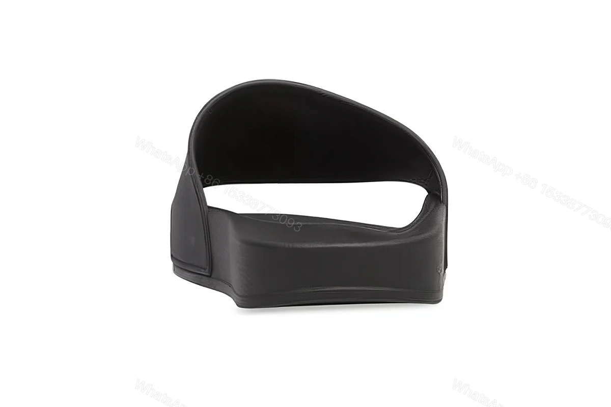 View 3 of Balenciaga Pool Slide Black White 565547W1S801006