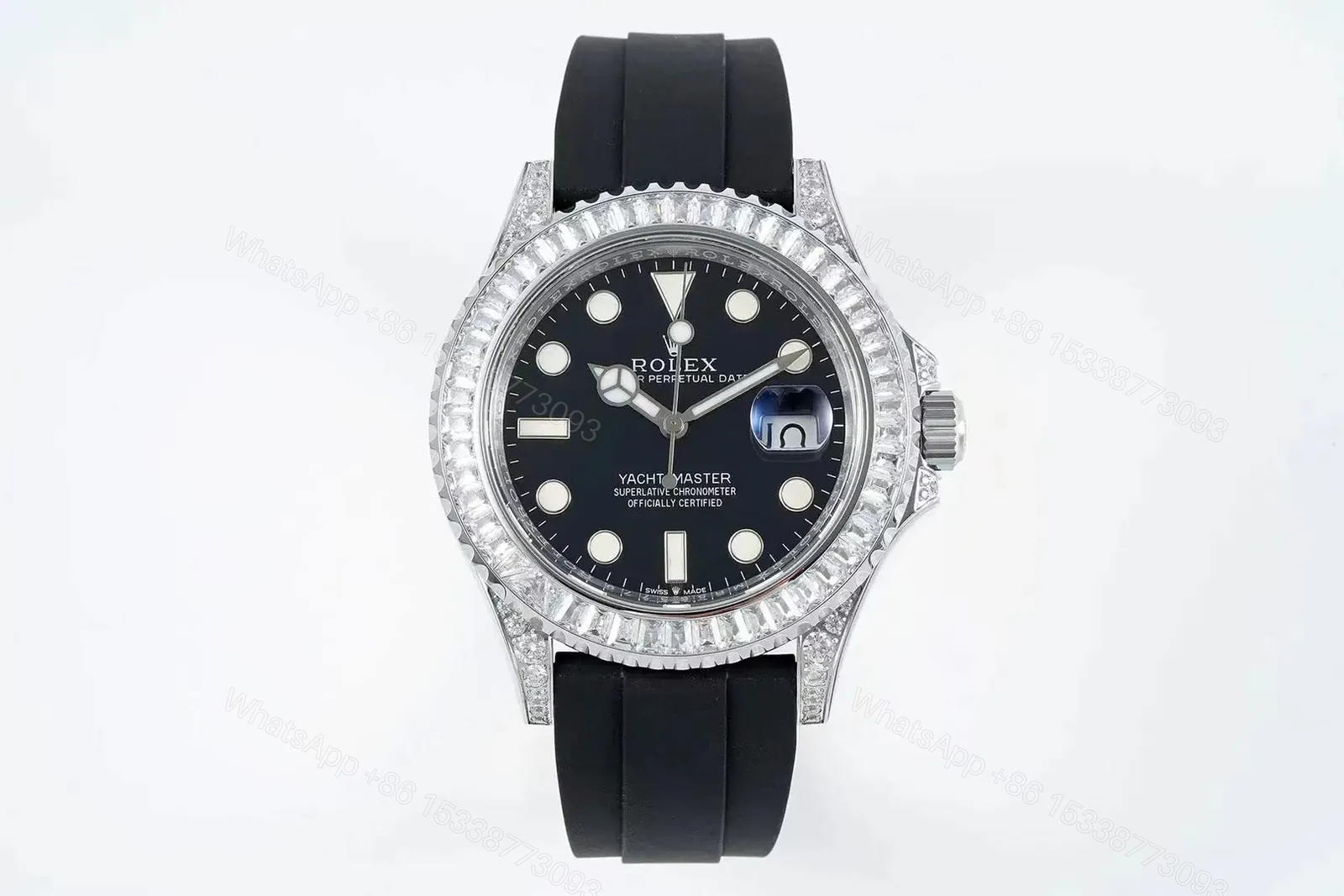 Rolex Yacht-Master 42 226679TBR White Gold TBR Diamond Bezel 42mm RLX-YM-226679TBR-WG-DIA42-V2 — view 1