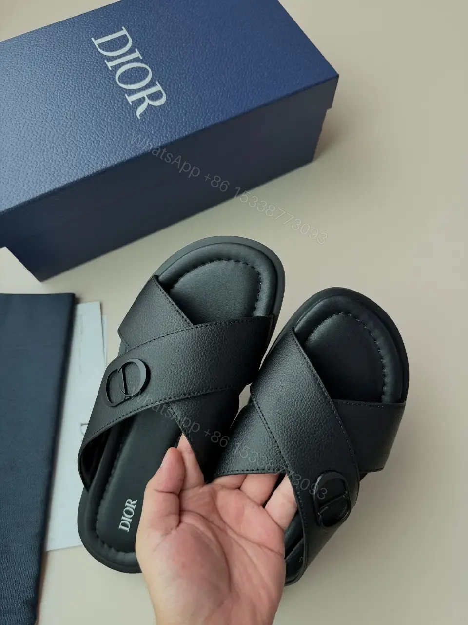 View 3 of Chic Leather Sandals: Minimalist Luxury, Comfort Elevation