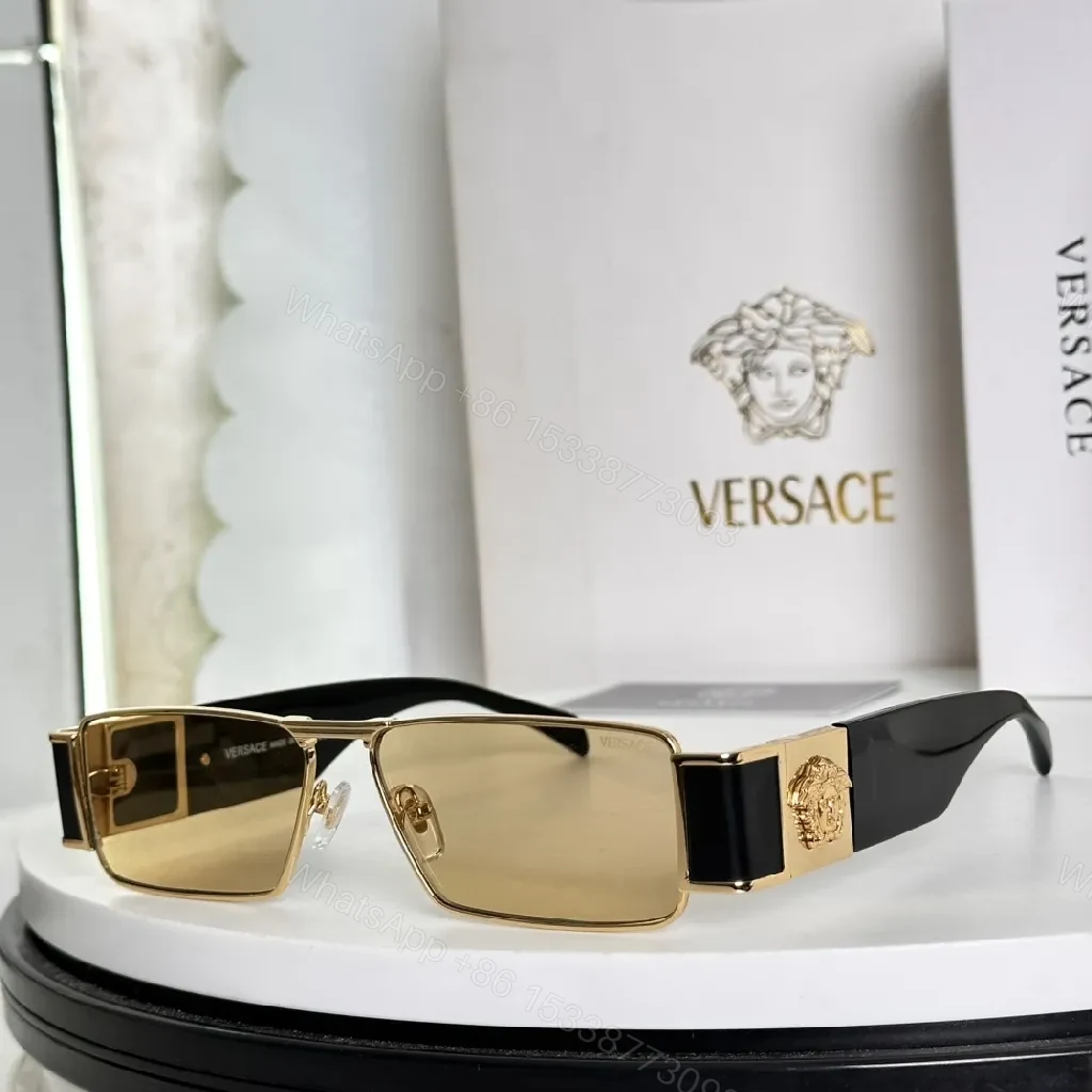 View 3 of Copper-Tone Lens, Silver Frame Sunglasses: Geometric Luxe
