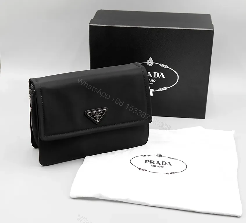 Prada Black Nylon Crossbody: Chic, Practical Luxury Bag — view 1