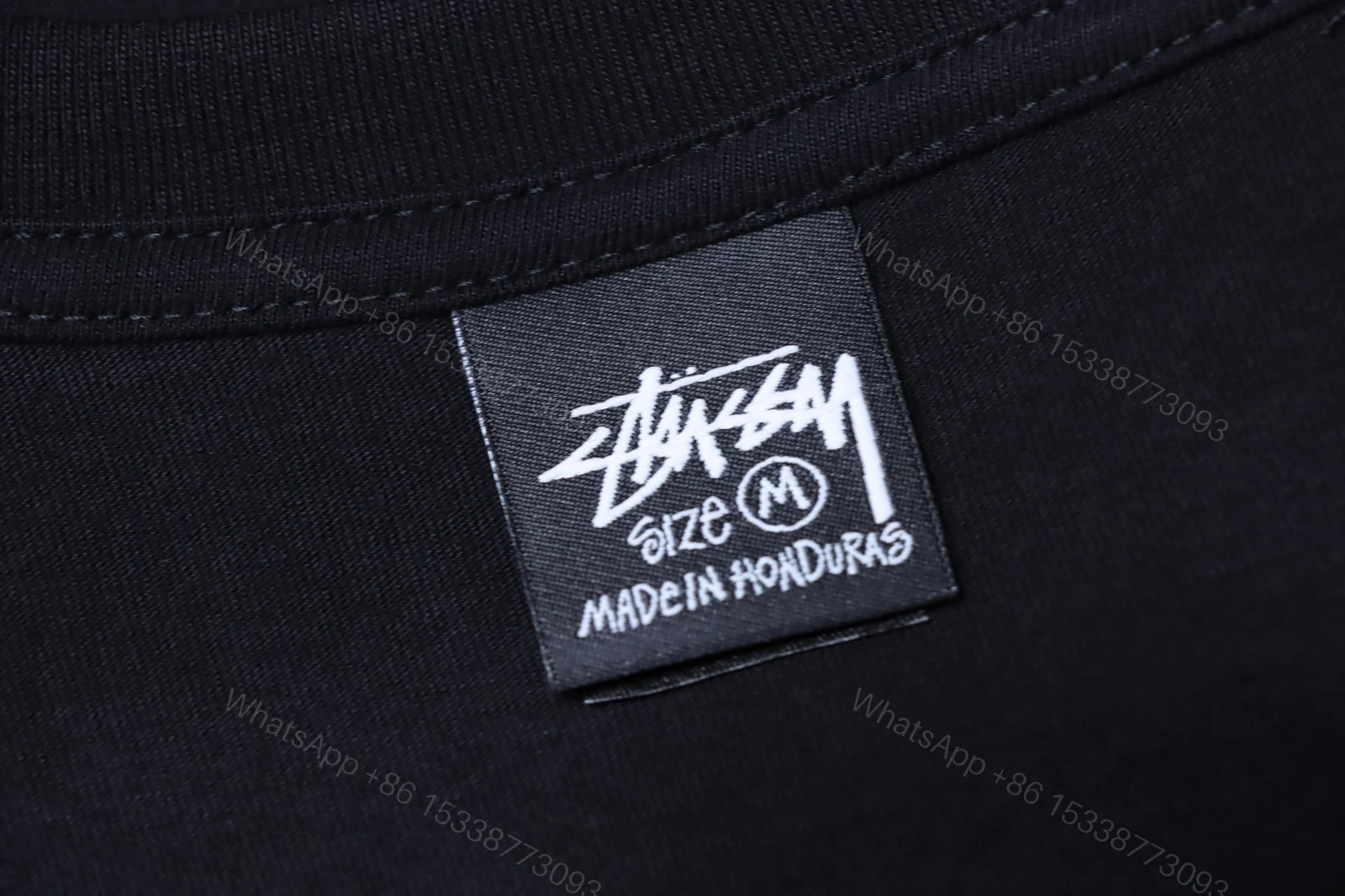 View 5 of Stussy World Tour Collection Printed Short Sleeve Shirt 2 Black