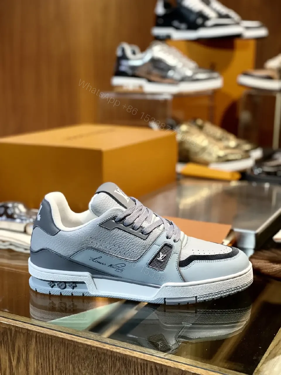 View 6 of Texture-Forward Luxury Sneakers: Modern Comfort, Signature Detailing