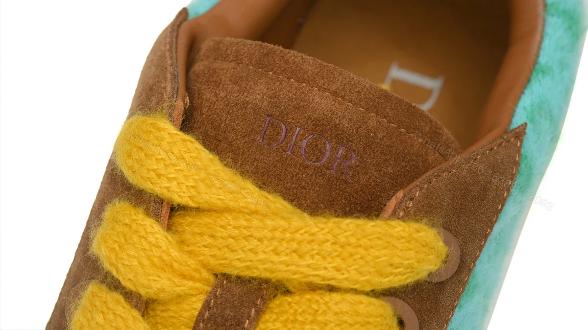 View 7 of Dior B33 Sneakers Release Brown Green 3SN272 ZIR1 6536