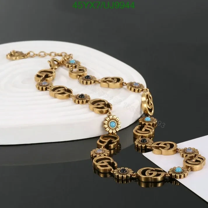 View 2 of Gucci GG Flower Gold Bracelet UJ9944