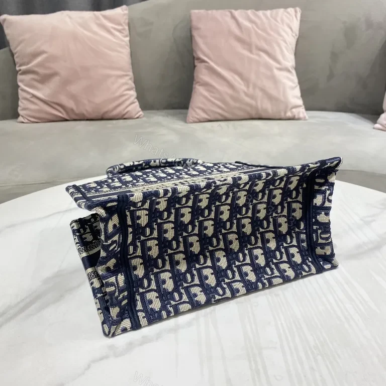 View 6 of Patterned Dior Monogram Tote â€” Structured Everyday Luxury Bag
