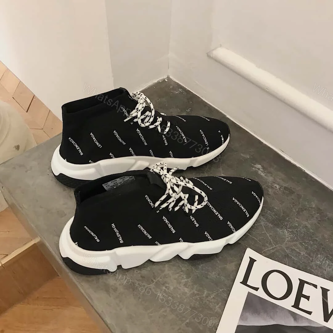View 6 of BALENCIAGA MEN’S SPEED LOGO-PRINT SNEAKER – BB166
