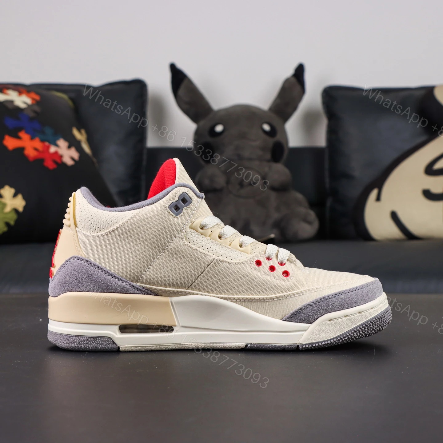 View 2 of Jordan 3 Retro Muslin