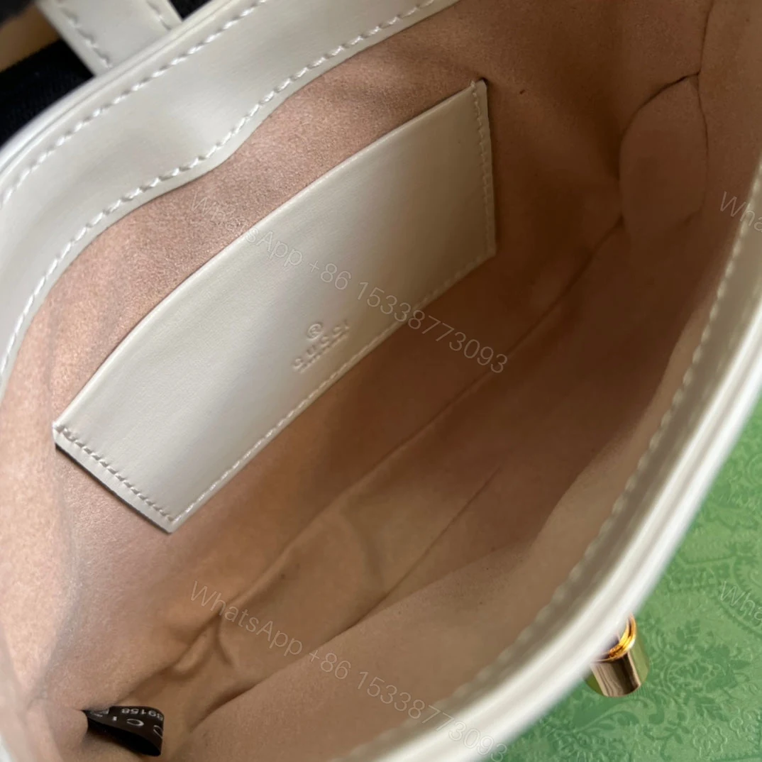 View 9 of GG JACKIE MINI 19 SHOULDER BAG IN WHITE CALFSKIN