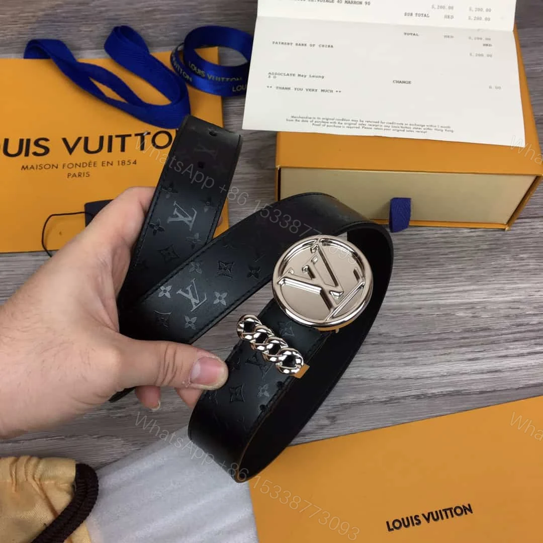 View 7 of LOUIS VUITTON LV CIRCLE BELT – B138