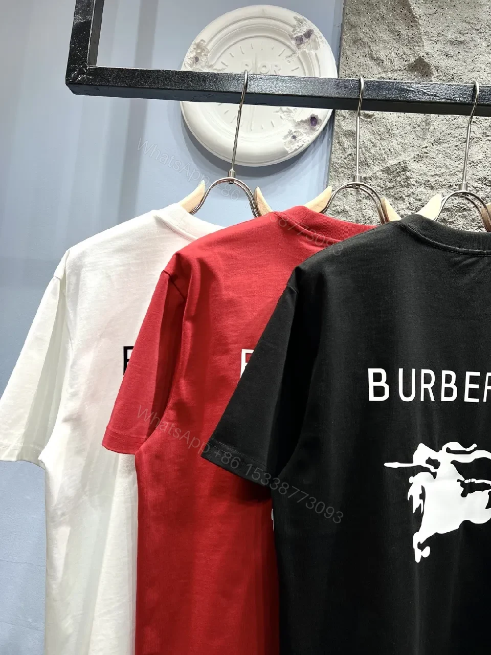 View 8 of Black Cotton Logo Tee: Refined Streetwear Essential