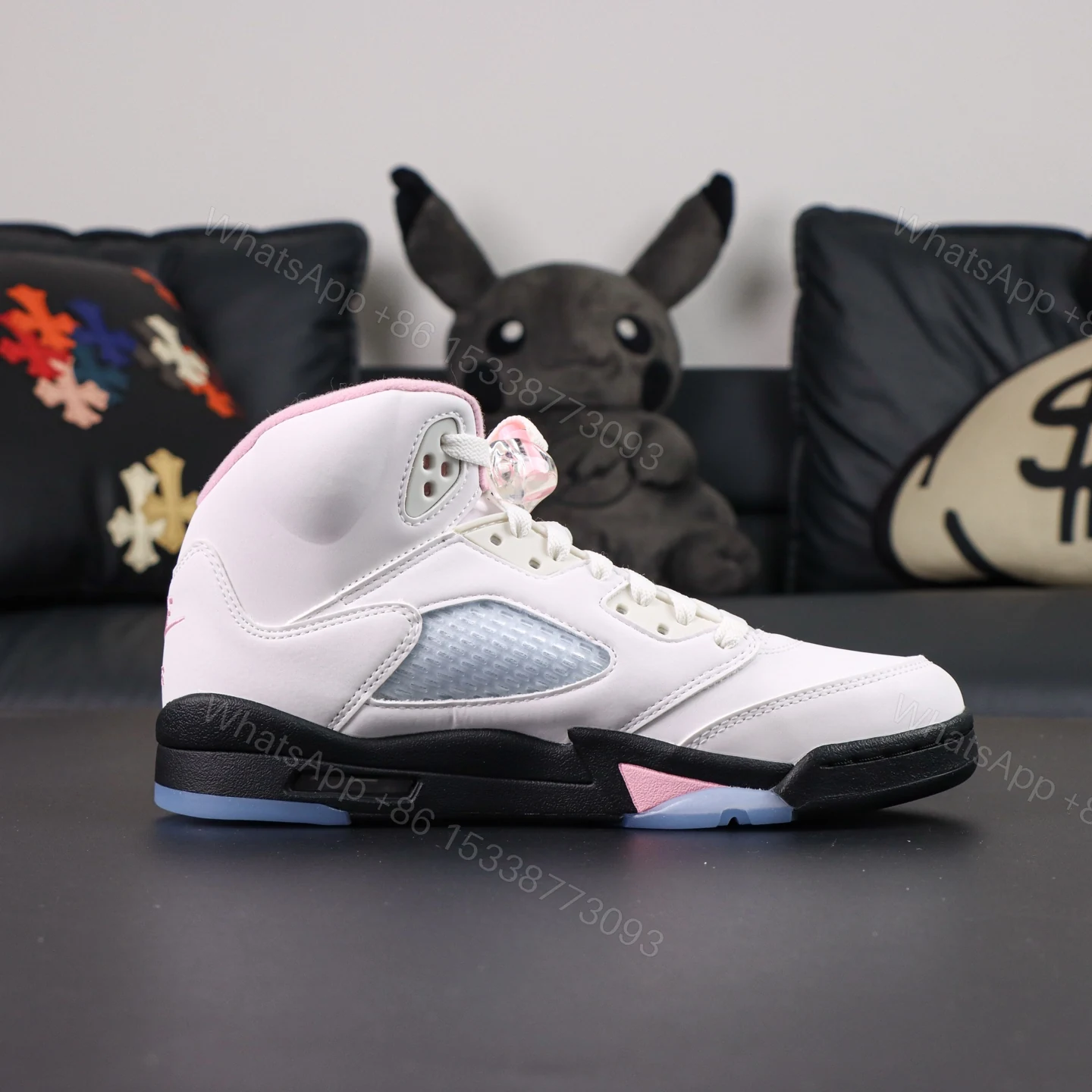View 2 of Air Jordan 5 Retro Medium Soft Pink Reps