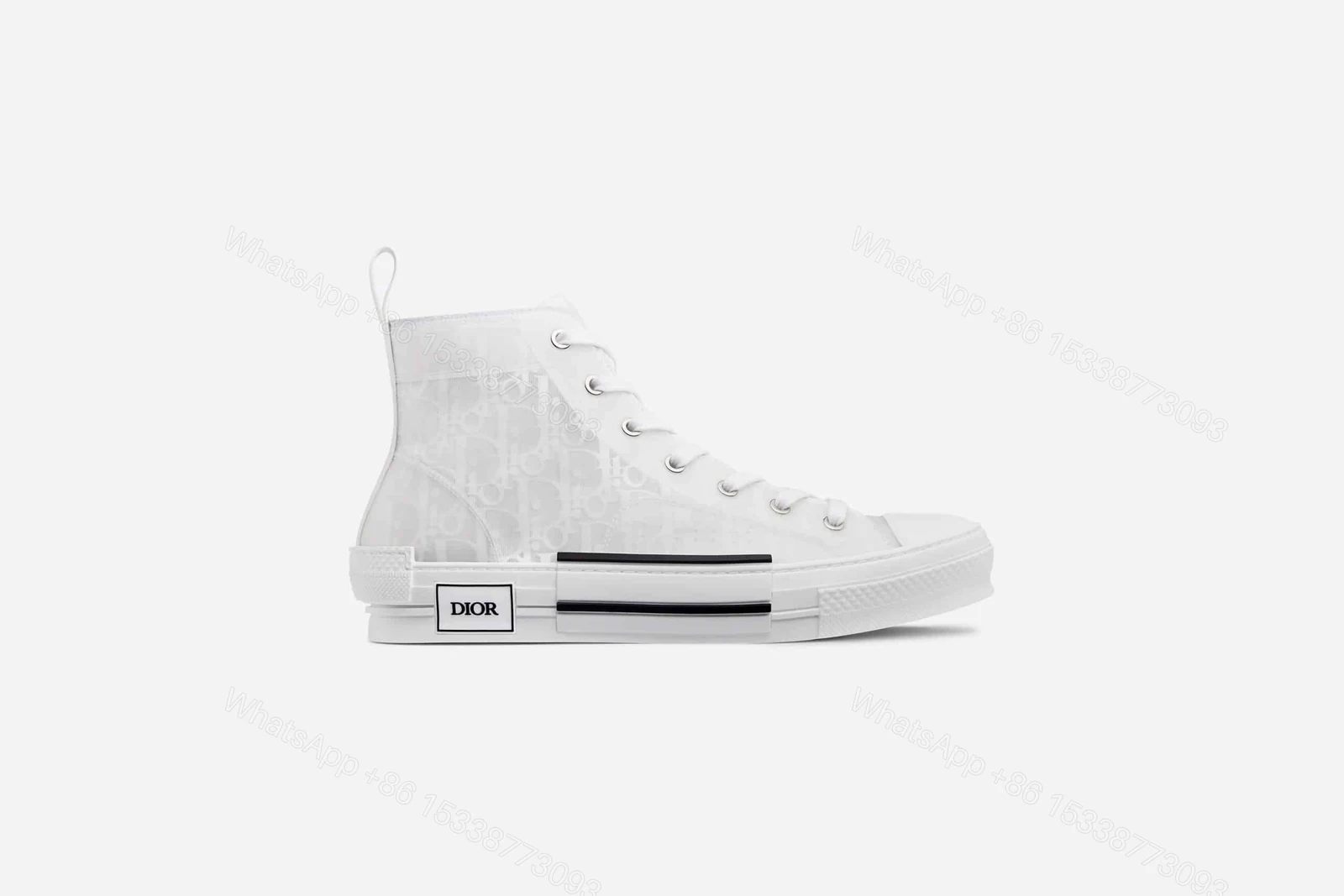 DIOR LIMITED EDITION “B23” HIGH-TOP DIOR OBLIQUE SNEAKER- CD15 — view 1