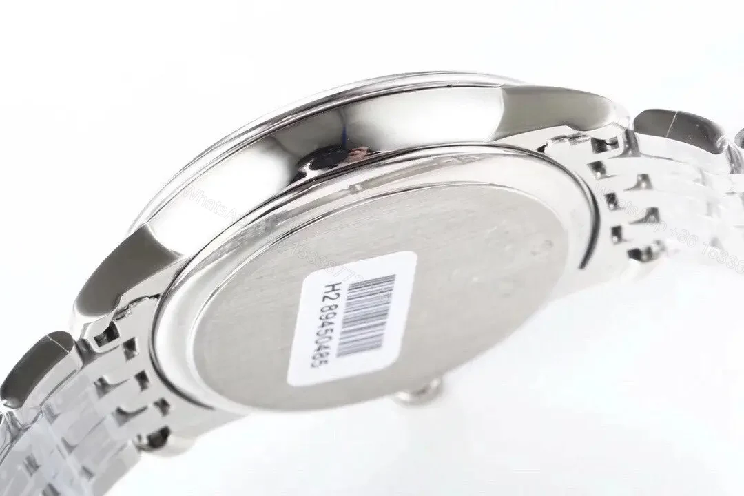 View 7 of Omega DeVille Prestige Black Dial Stainless Steel Watch with Miyota 9015 Movement