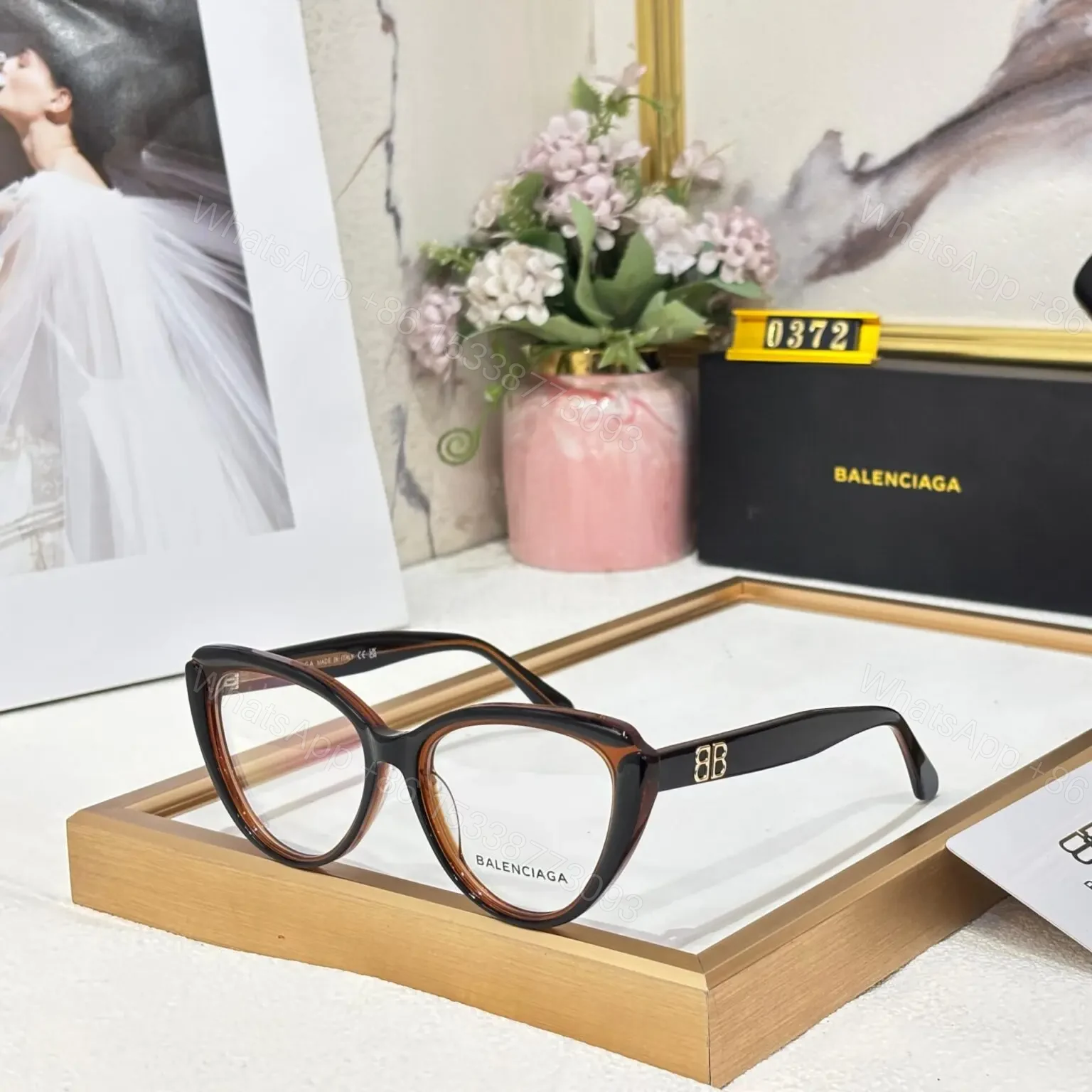 Balenciaga Women Optical Frame Black — view 1
