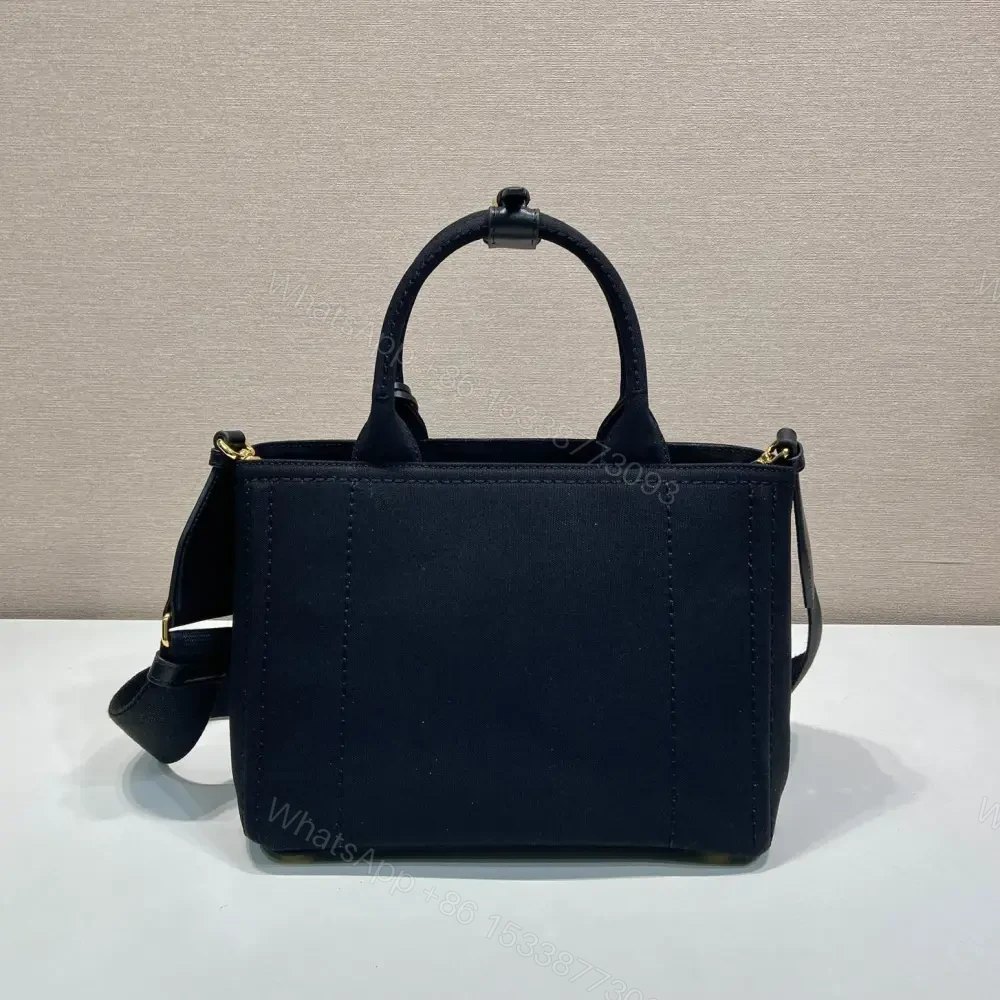 View 2 of 高仿Prada*1BG464刺繡徽標Tote包黑色小號免檢版