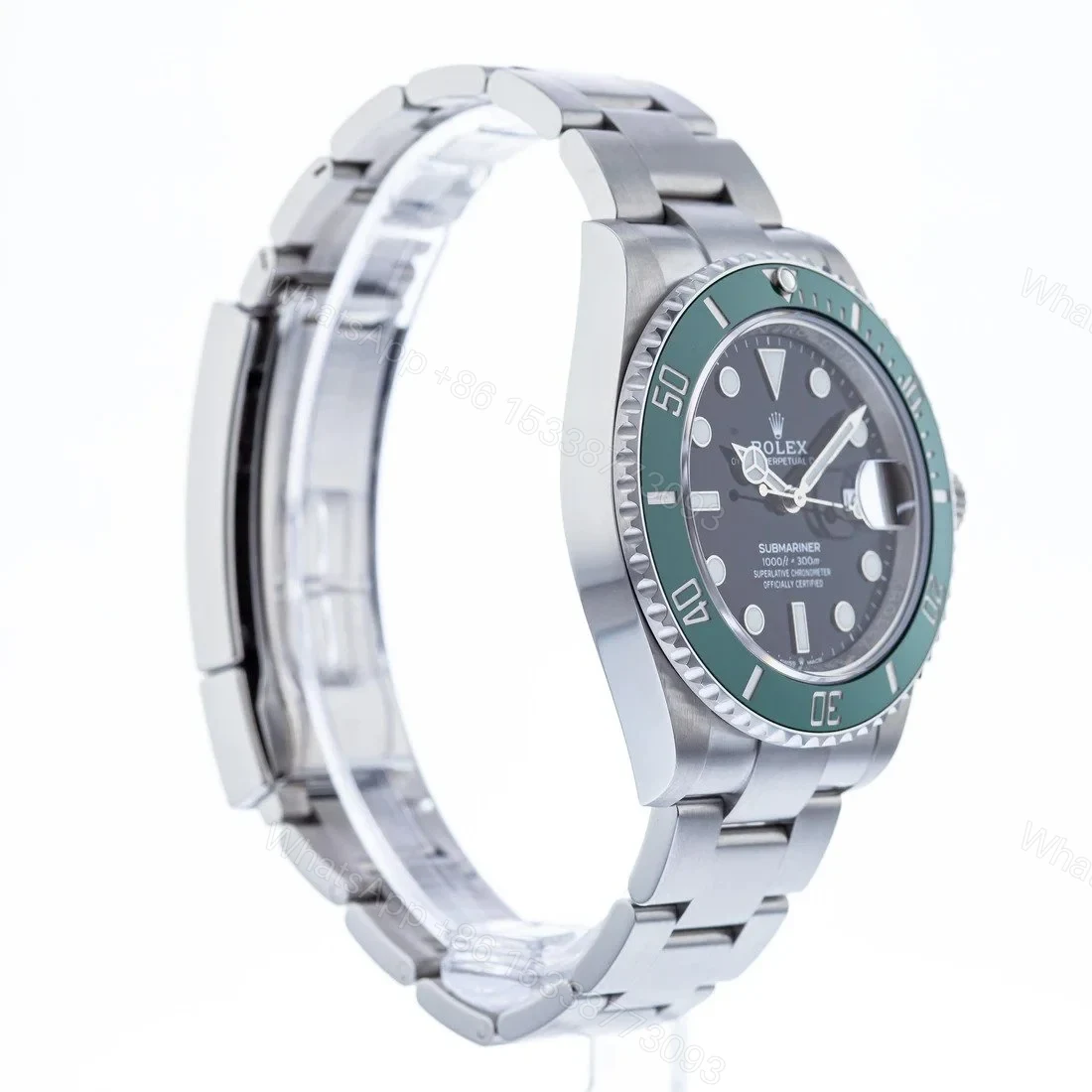 View 6 of Replica Rolex Submariner Black Dial 126610LV “Starbucks”