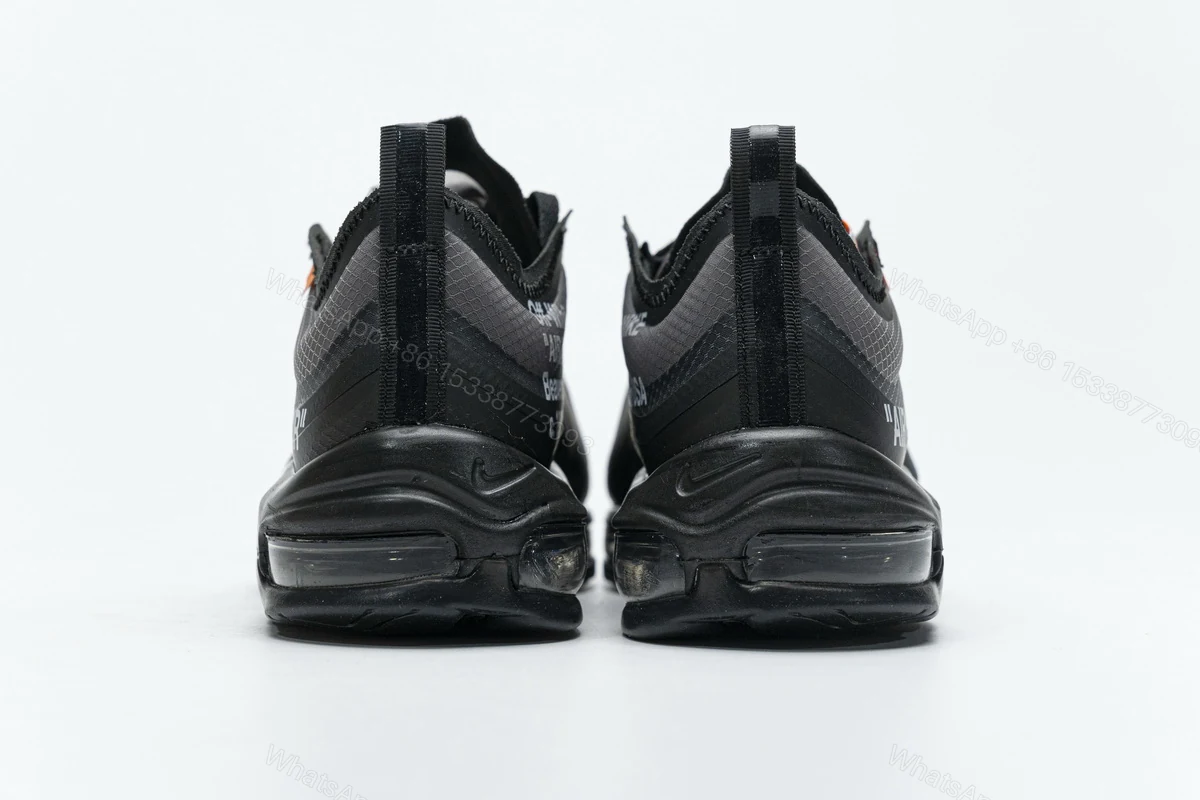View 2 of Off-White x Nike Air Max 97 All Black AJ4585-00