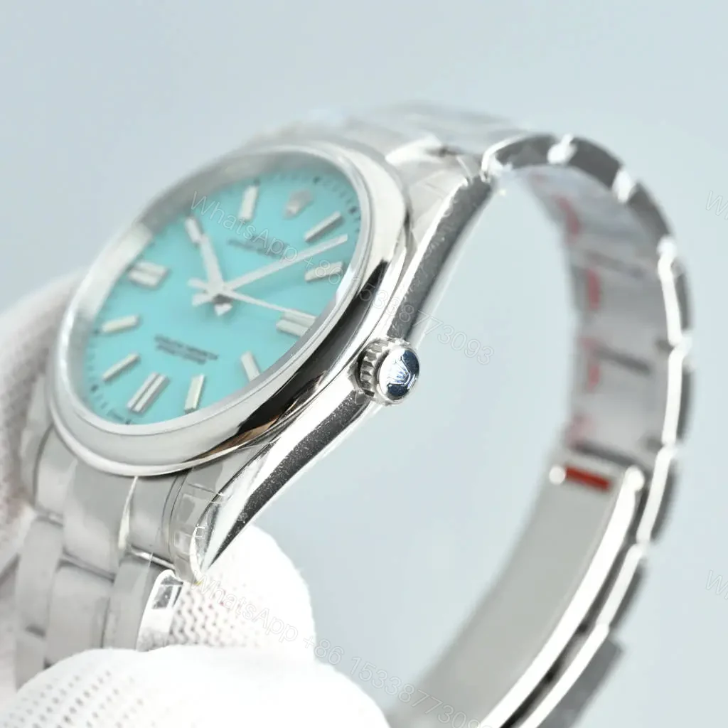 View 4 of Rolex Oyster Perpetual 36 Turquoise Dial Oystersteel (126000-0006)