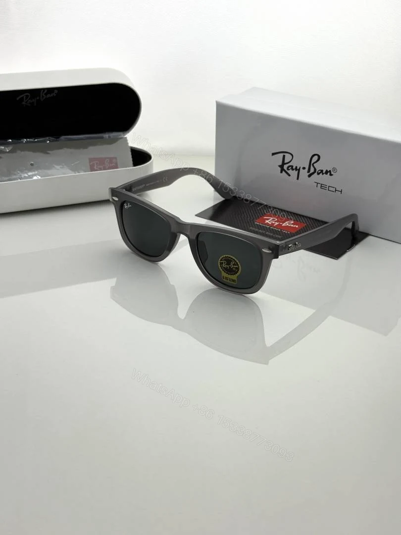 First Copy Ray-Ban 2140 Grey Black Sunglasses Premium Glass Quality UV Protected — view 1