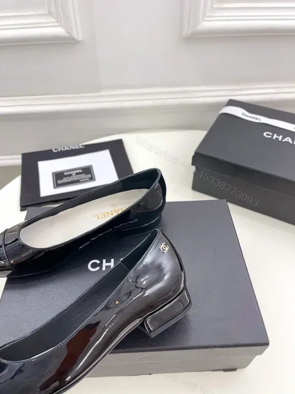 View 6 of Chanel-Style Patent Pointed-Toe Flats â€“ All-Day Comfort