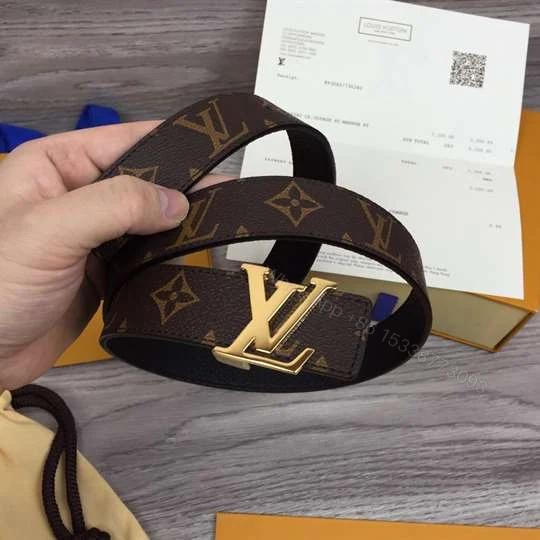 View 3 of LV INITIALES 30MM REVERSIBLE BELT – B136