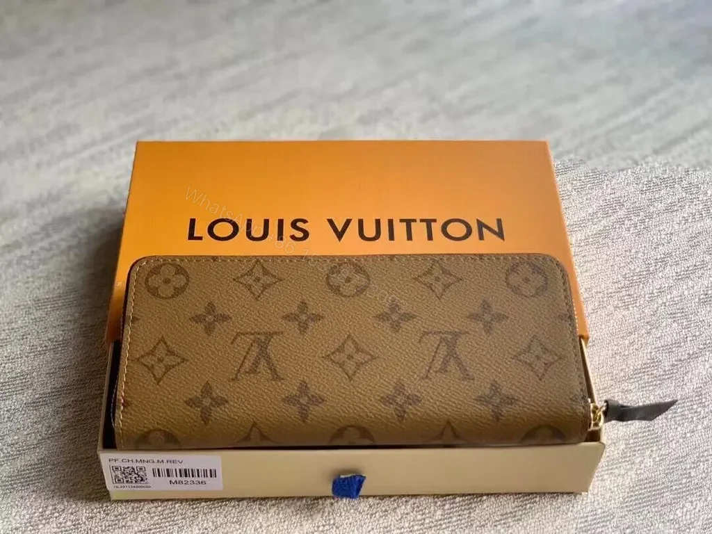 View 3 of Polished Monogram Zip Wallet: Luxury Organization