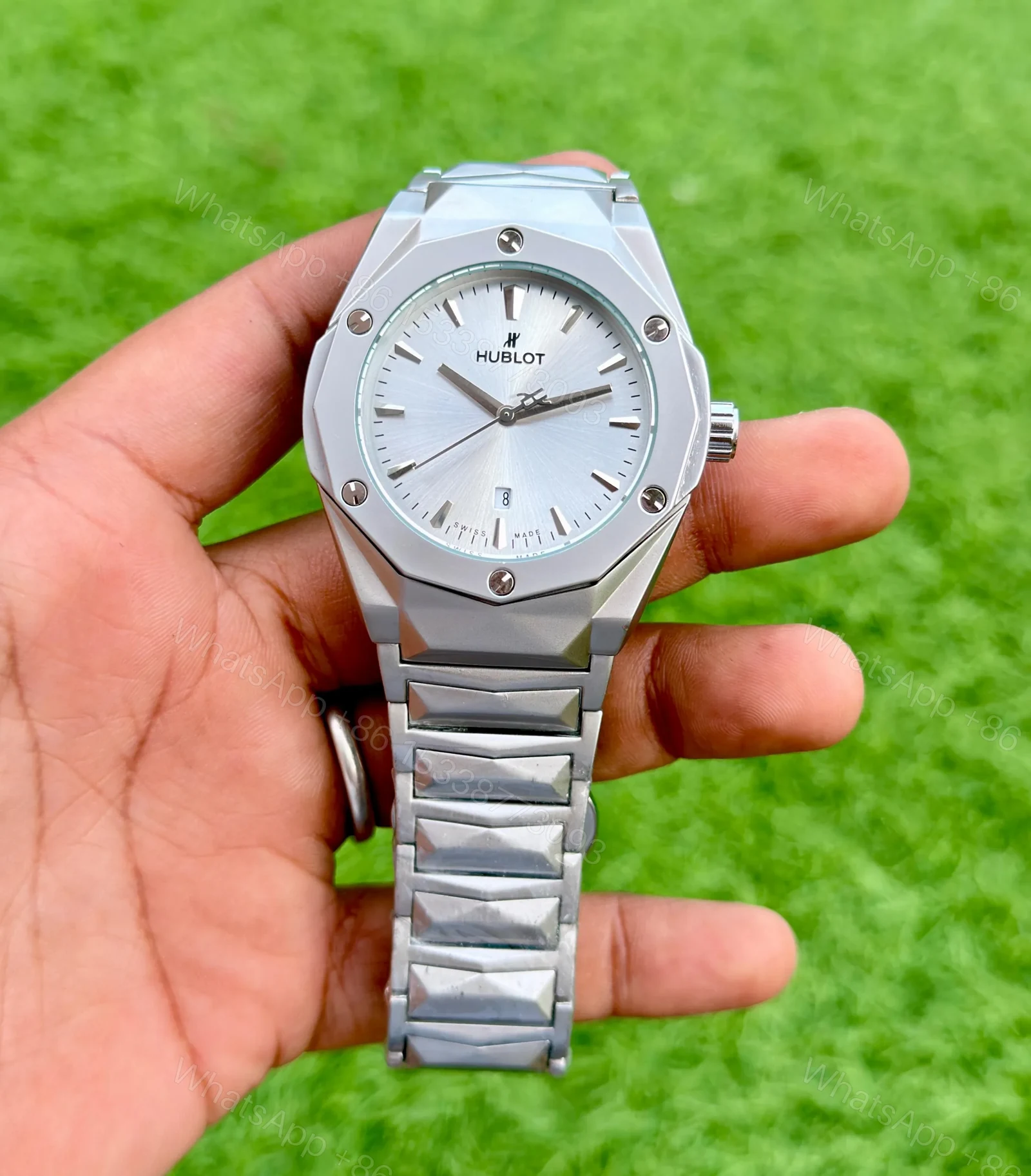 View 3 of Hublot Big Bang Diamond Cut Silver Edition