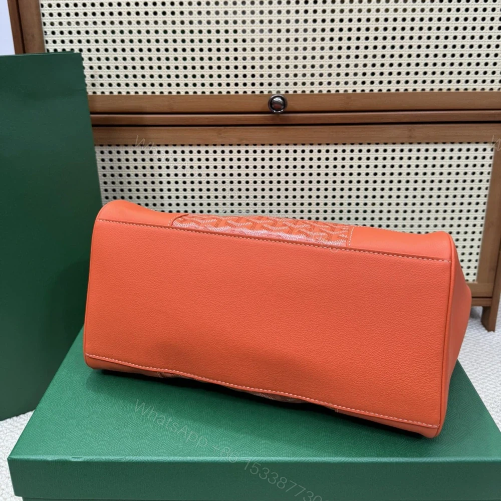 View 5 of 高仿Goyard*SAIGOC7手提托特包雙拼橙紅大號免檢版