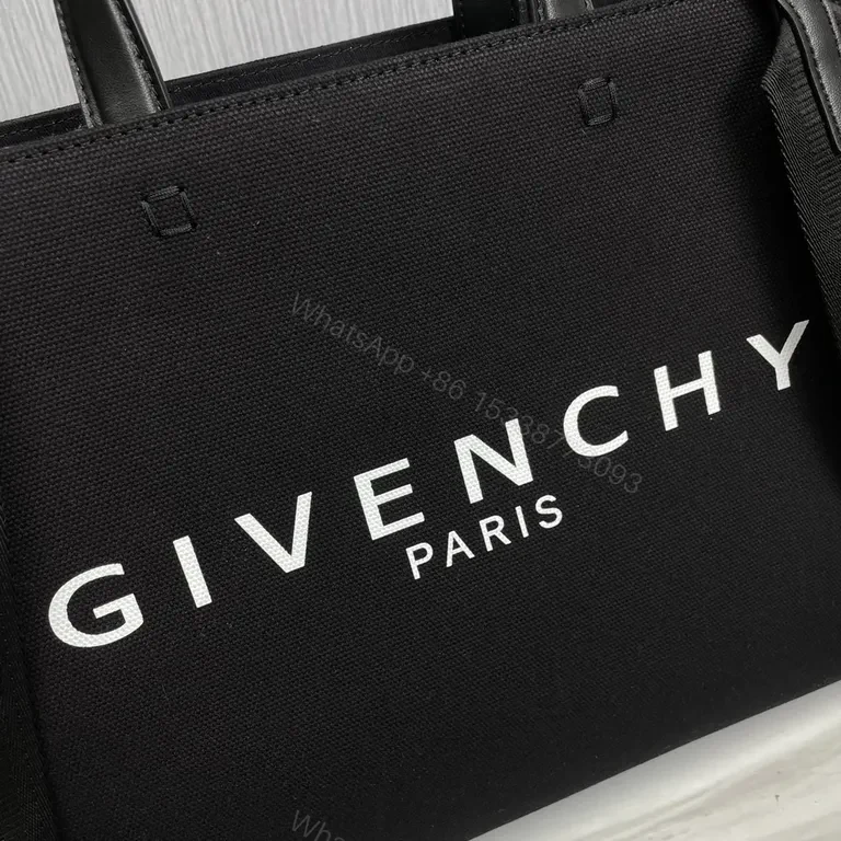 View 7 of Givenchy Modern Structured Tote: Logo-Forward Luxe Bag