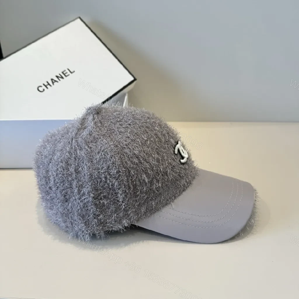 View 7 of Lux Fur-Trim Cap: Subtle Luxe, Soft Comfort, Modern Style